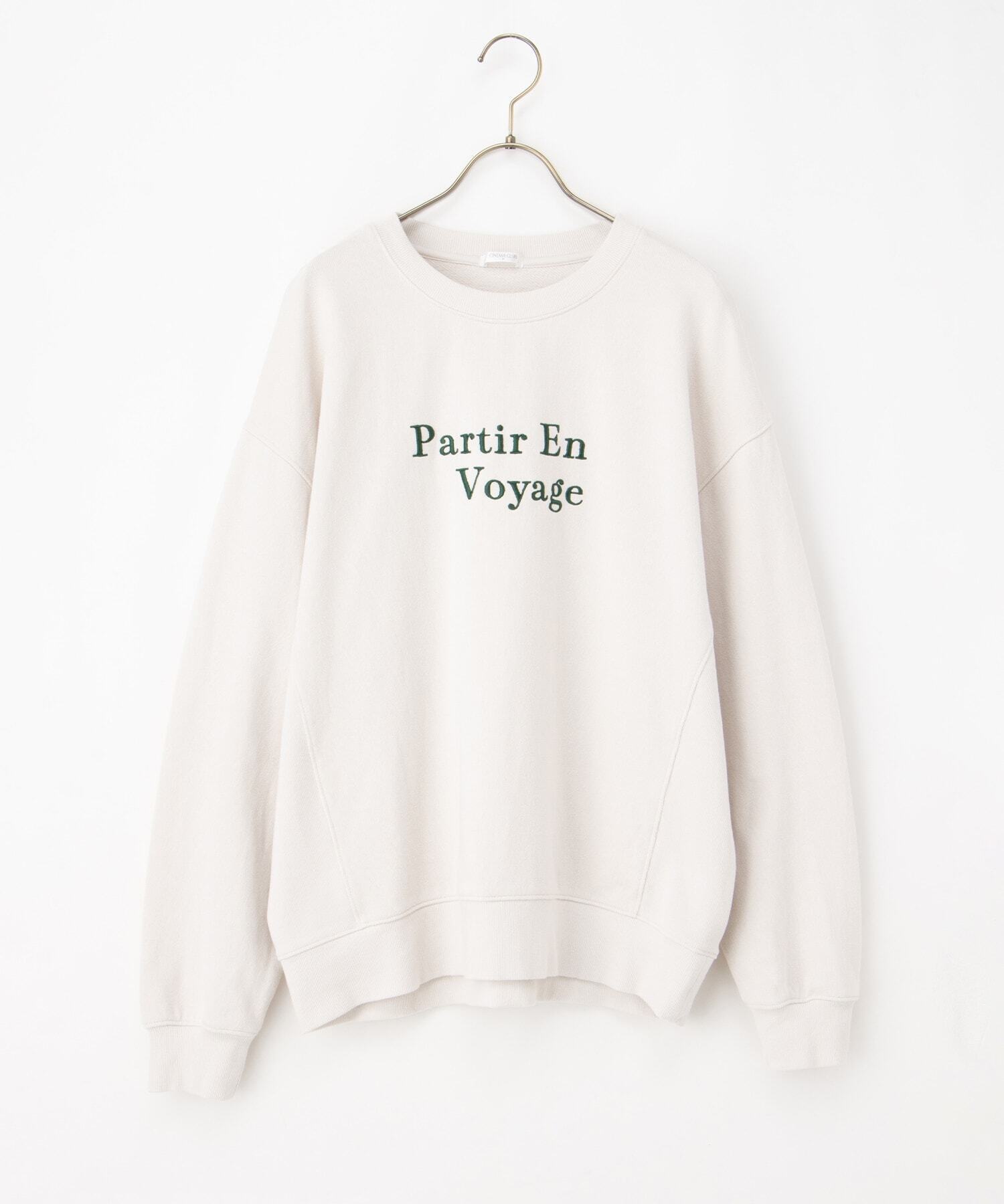 Honeys ロゴ刺繍ビッグスウェット