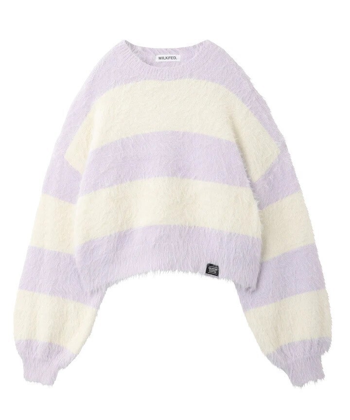 MILKFED. SHAGGY KNIT TOP MILKFED.