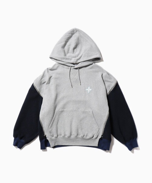 FACETASM FLEECE ZIPPER HOODIE