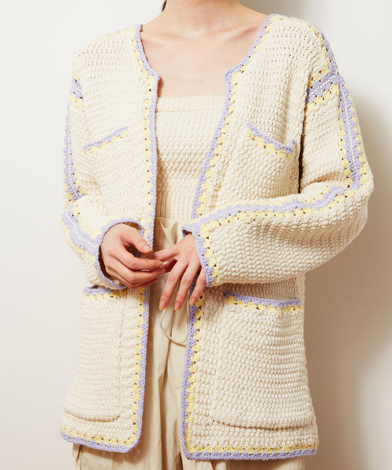 venit COTTON BLEND LILY KNIT JACKET