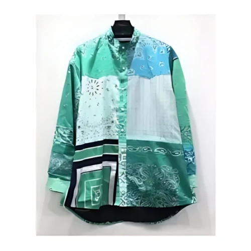 children of the discordance BANDANA PATCHWORK SHIRT LS