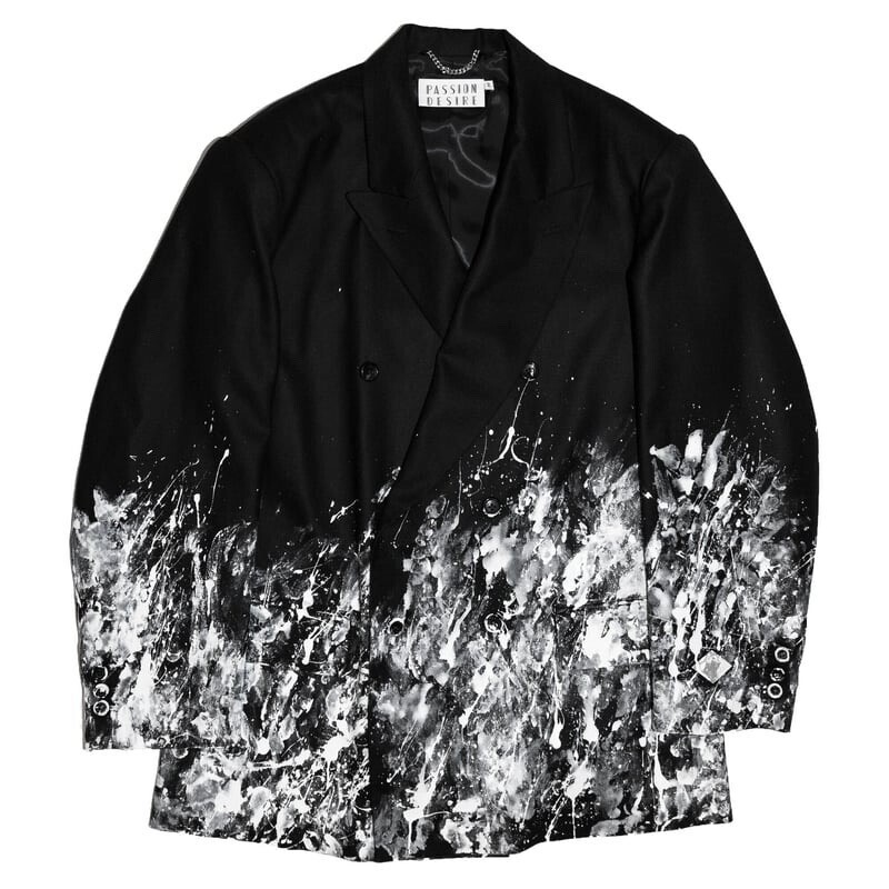 el conductorH WOOL VIYELLA PAINT JKT