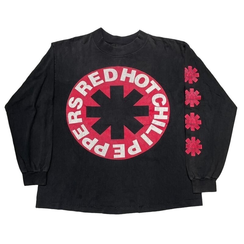 vintage RED HOT CHILI PEPPERS CIRCLE LOGO LS TEEJAYS