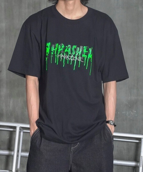 THRASHER Blood Drip S/S T-SHIRTS