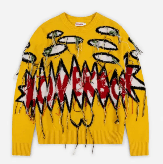 CHARLES JEFFREY LOVERBOY Guddle Loverboy Logo Jumper