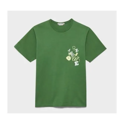 JW ANDERSON MENS SCATTERED LETTERS T-SHIRT