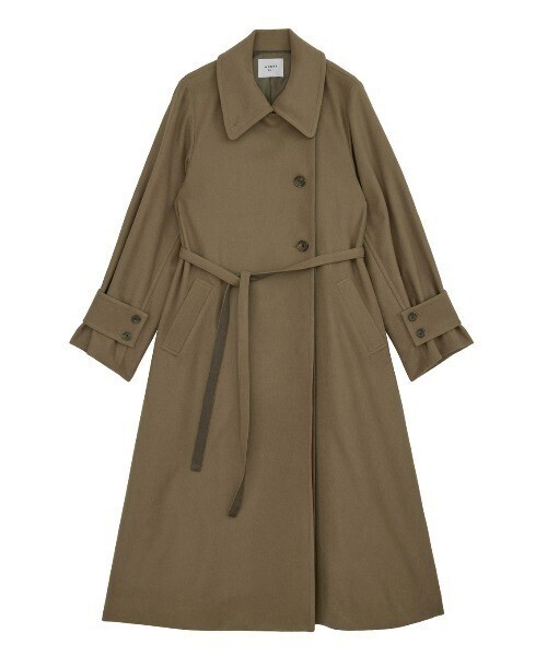 Ameri EDGE FLARE WOOL COAT