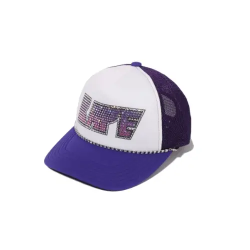 A BATHING APE BAPE CRYSTAL MESH CAP