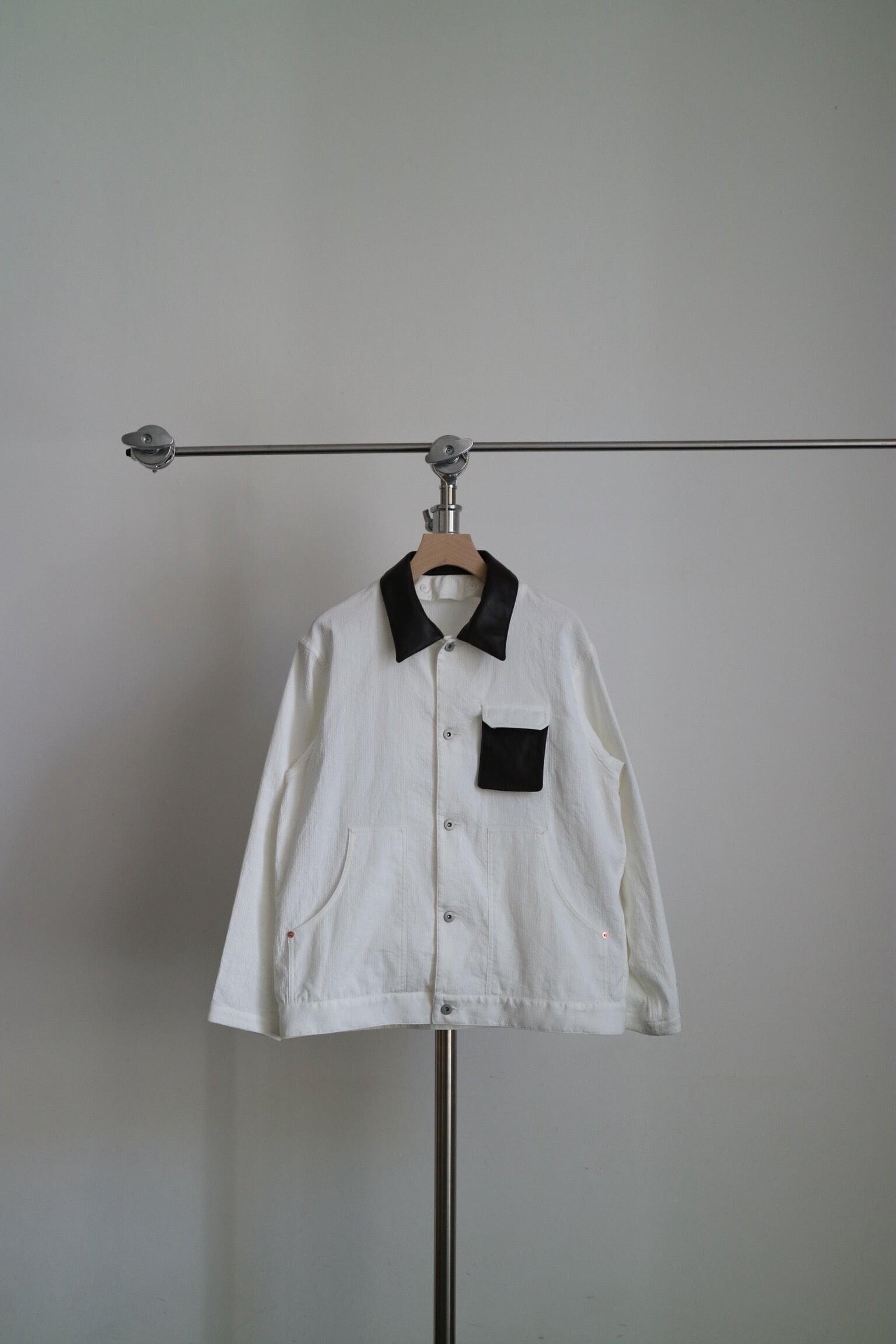 SEEALL CONVERTIBLE COLLAR WORK JACKET