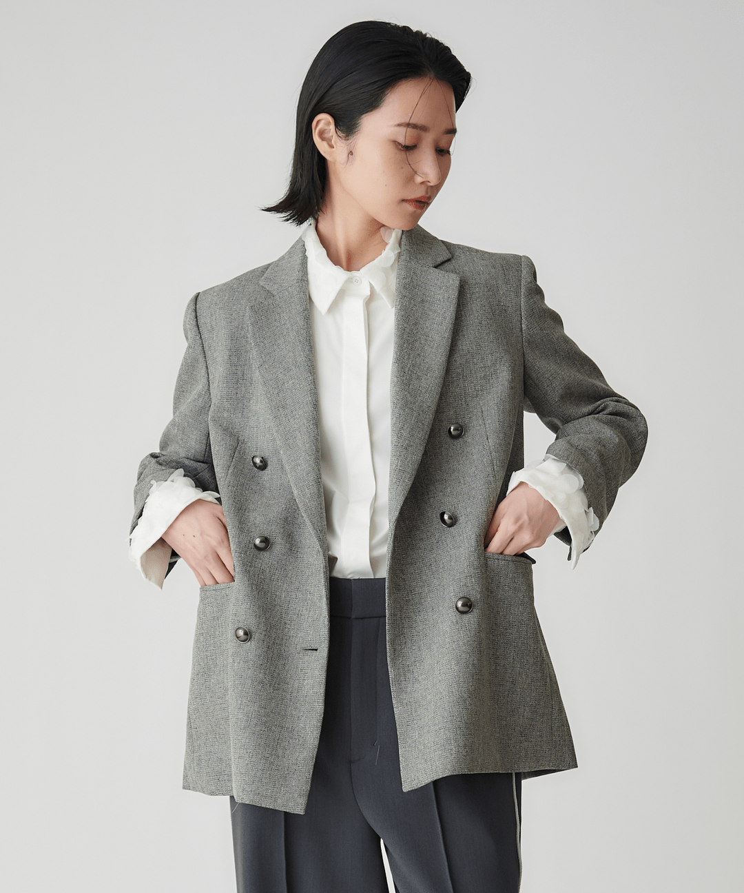 Brahmin ボクシーシルエットジャケット