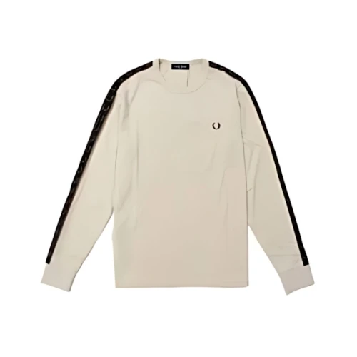 FRED PERRY Taped Long Sleeve T-Shirt