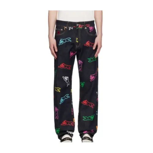 ICECREAM All-Over Running Dog Jeans