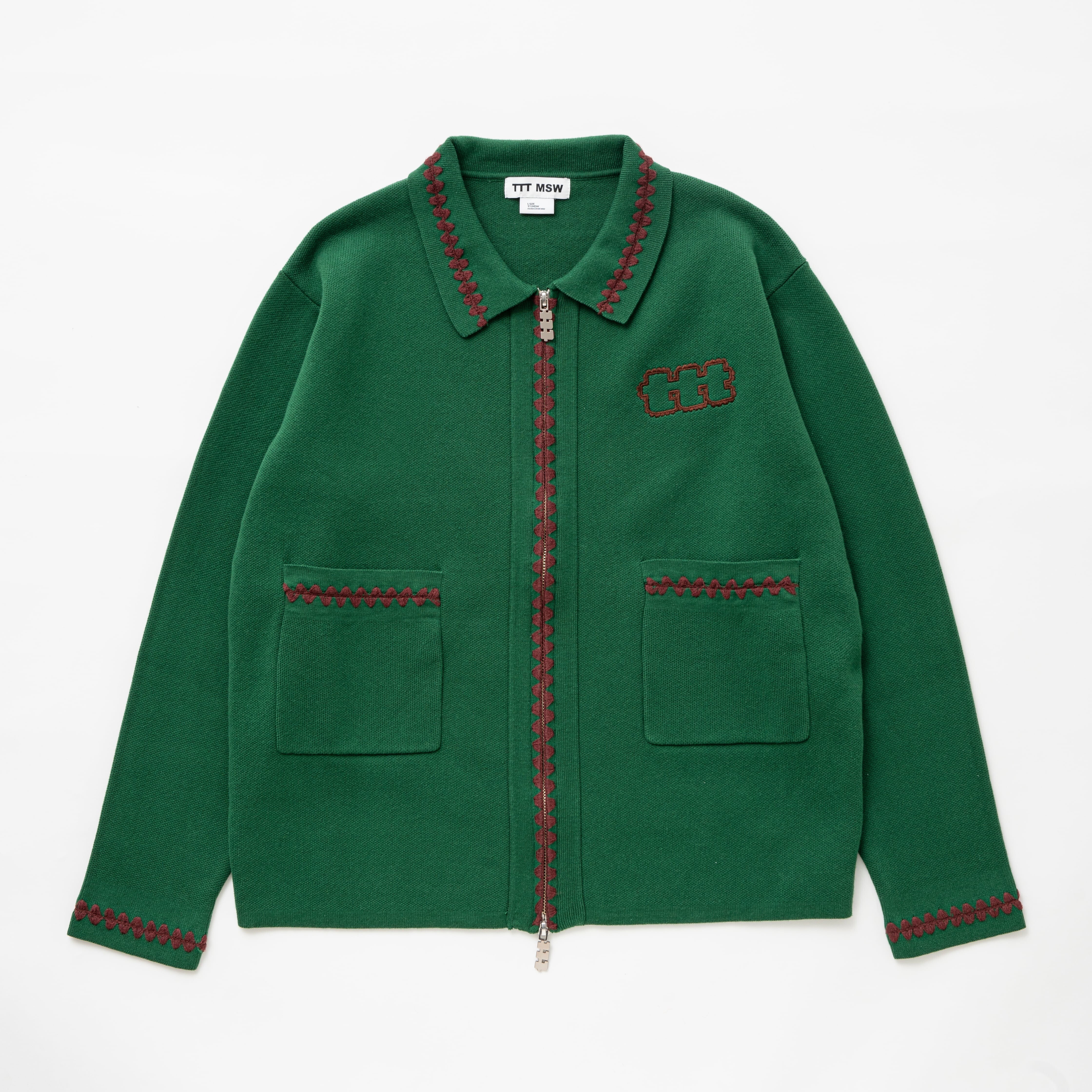 TTT MSW 21aw panther knit cardigan