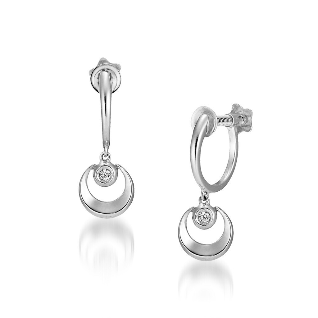 STAR JEWELRY K10 イヤリング DIAMOND FALL EARRINGS