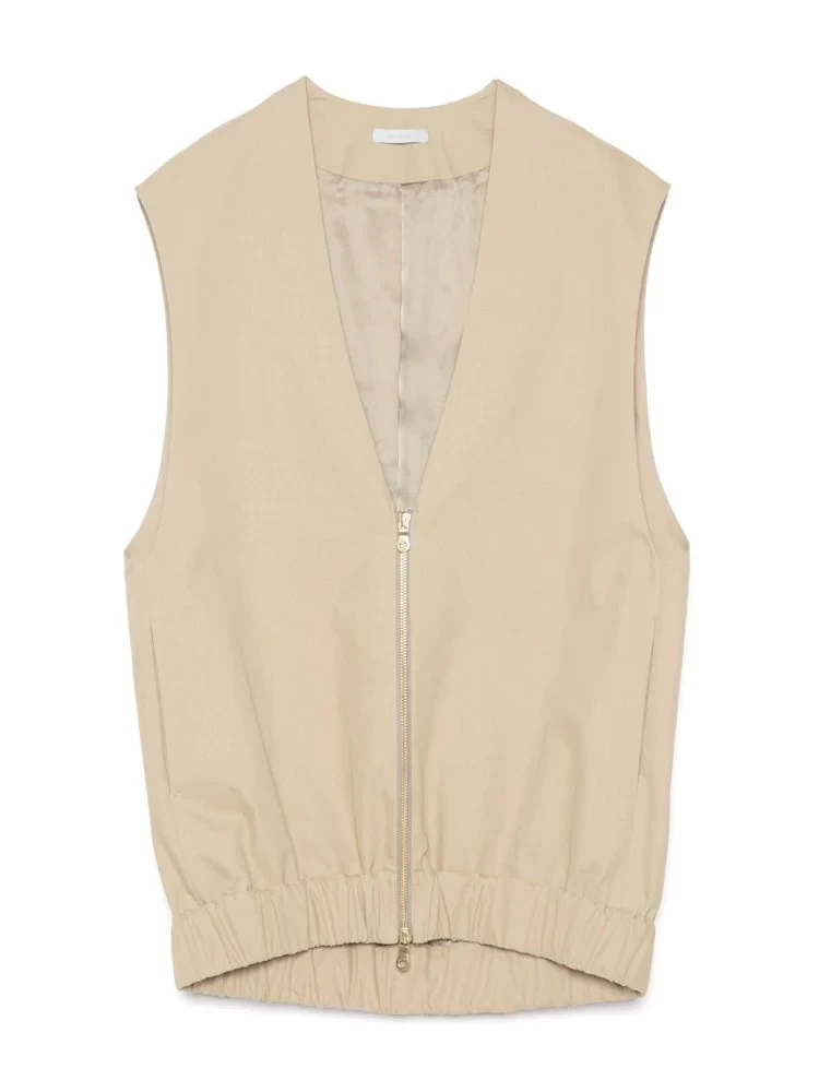 CHIEKO+ round back zip vest