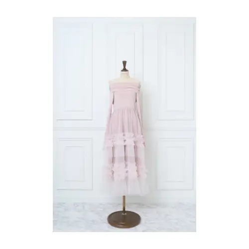 MISTREASS Off Shoulder Tulle Dress