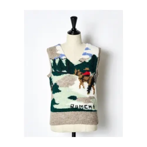 RUMCHE Landscape Knit Vest