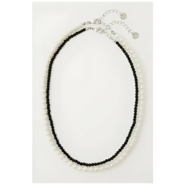 LAGUA GEM FAUX PEARL SET チョーカー