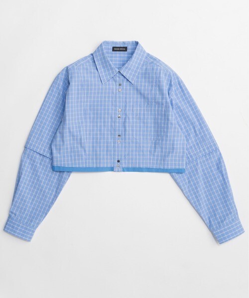 MAISON SPECIAL 2Way Sleeve Short Shirt