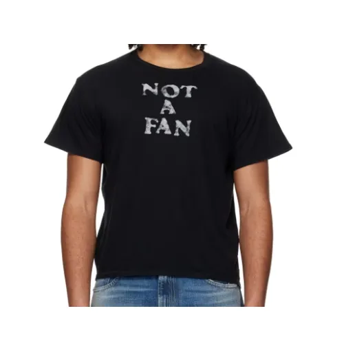 R13 Black 'Not A Fan' Boy T-shirt