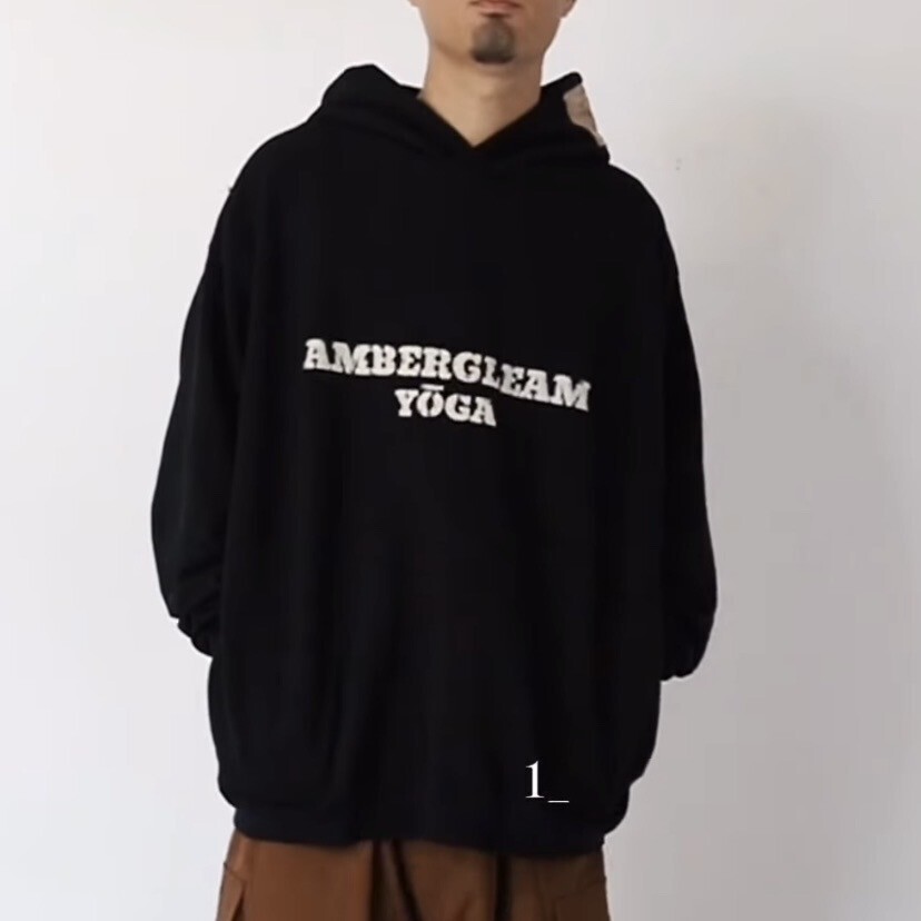 AMBERGLEAM YO-GA クラッシュスウェットフーディー