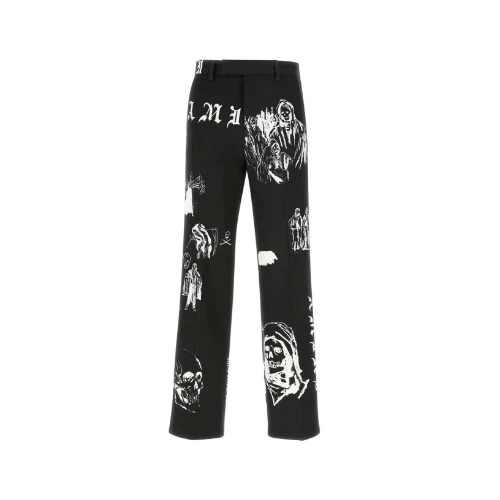 AMIRI Graphic-Printed Straight-Leg Pants