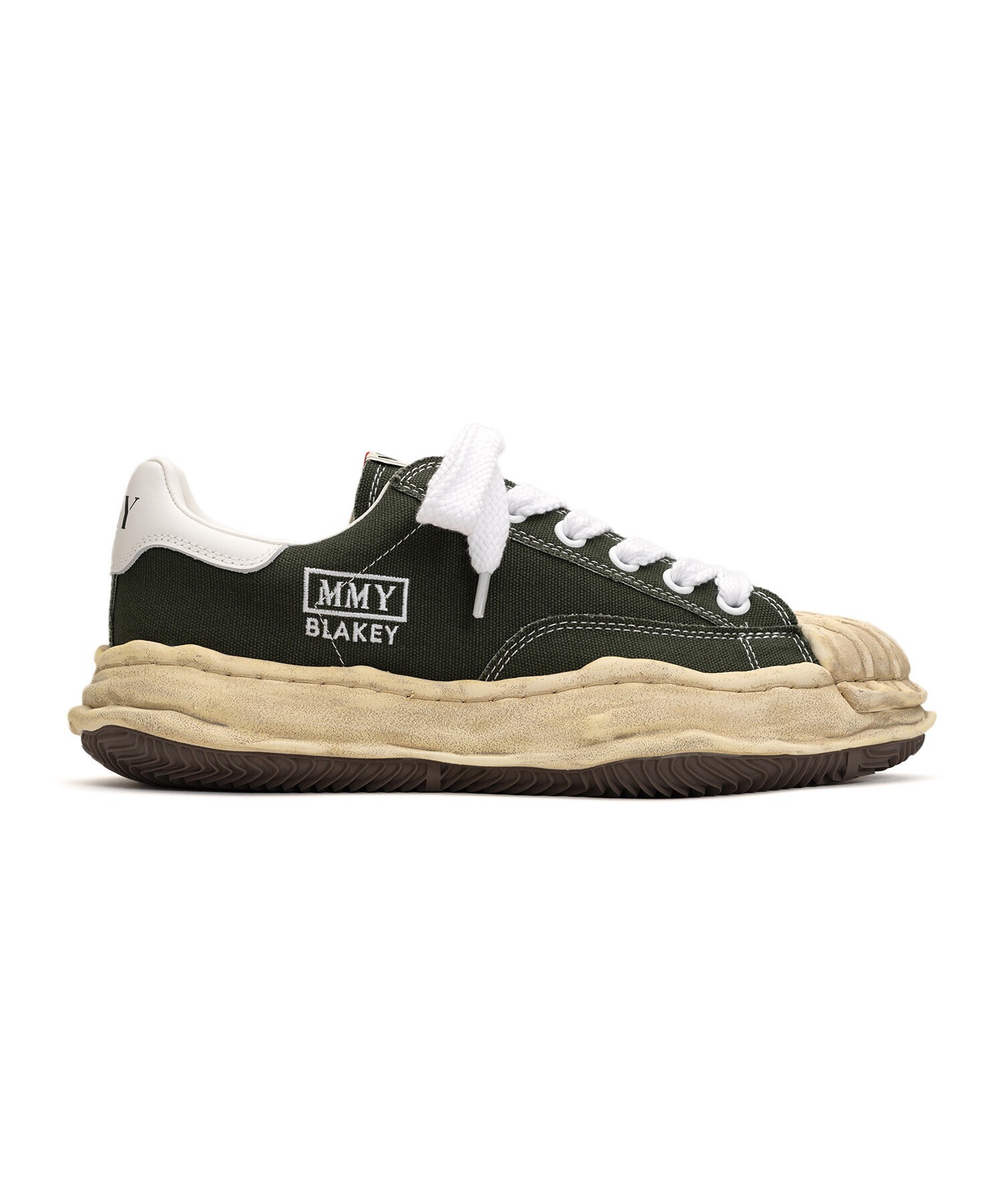 Maison MIHARA YASUHIRO "BLAKEY" OG Dyed Sole Canvas Low-top Sneaker