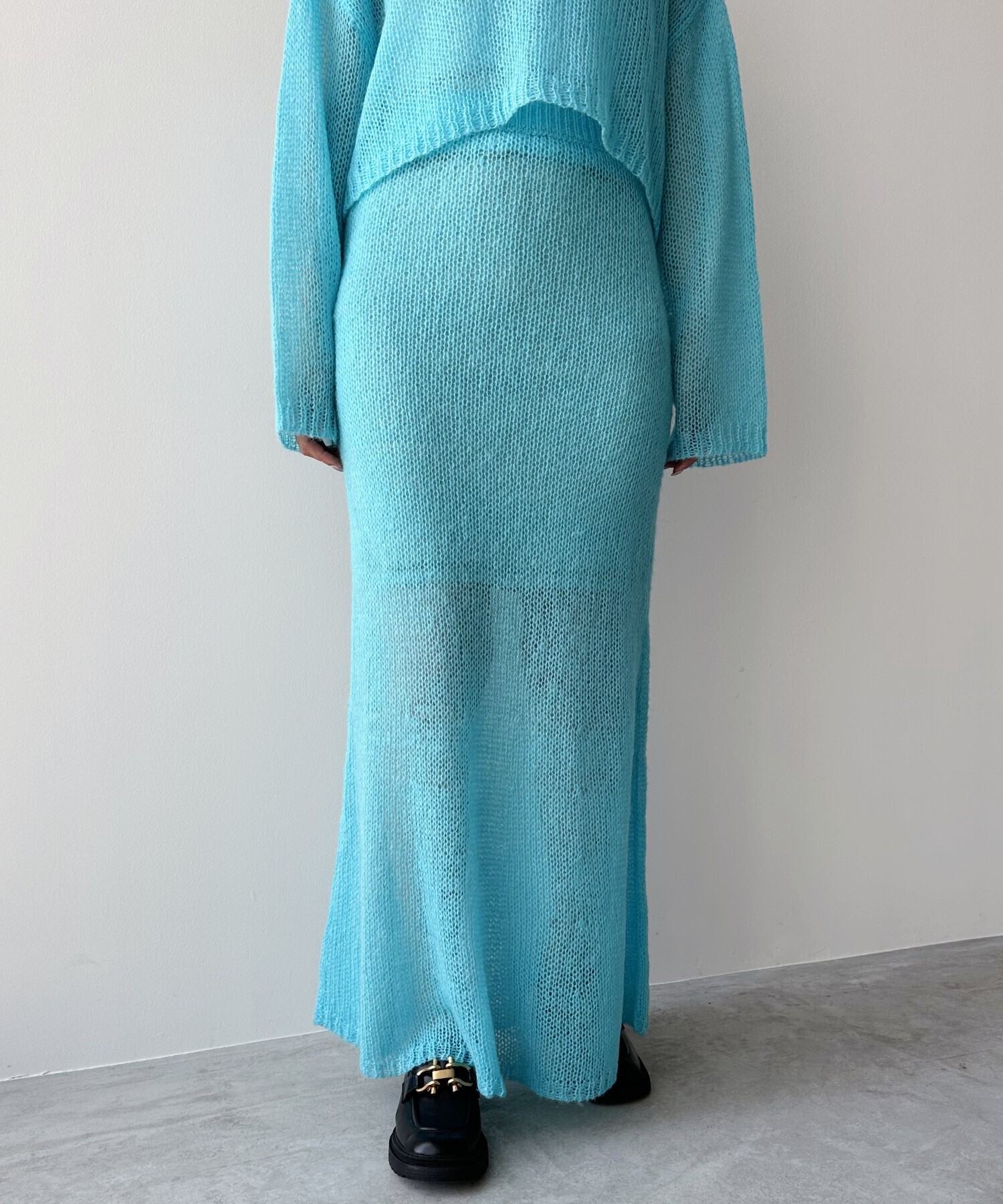 COCODEAL シアーモヘヤスカート