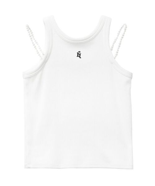 CALNAMUR PEARL STRAP TANK TOP