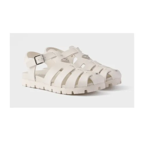 PRADA パナマ ラバー フィッシャーマンサンダル