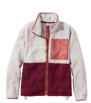 L.L.Bean Women's Mountainside Fleece Jacket, Colorblock