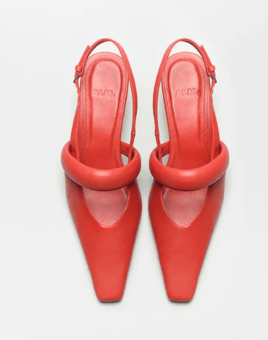 ALM. FLORA LEATHER MULES