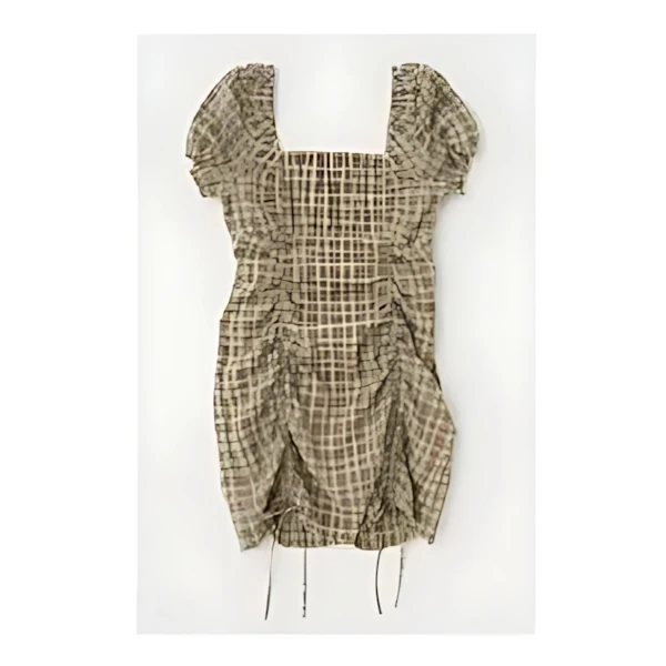 MOUSSY GATHER RIBBON MINI ドレス