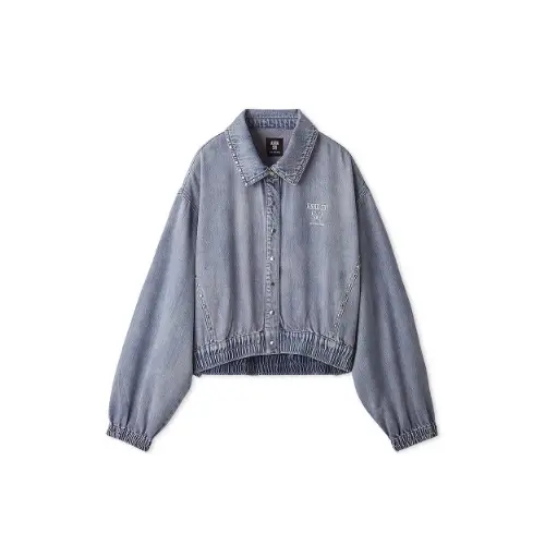 LILY BROWN スタッズデニムシャツブルゾン