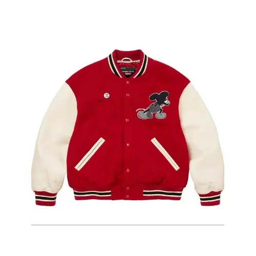 Supreme Mickey Mouse Varsity Jacket