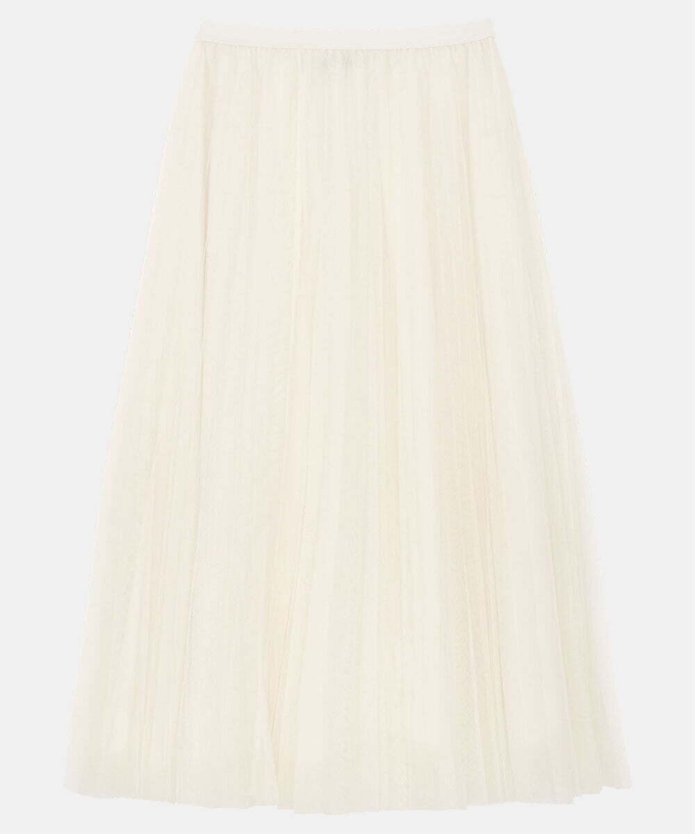 TARA JARMON Pleated tulle skirt