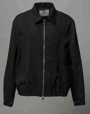 MAISON SPECIAL 4 Colors Chambray Washable Wool Prime-Over Blouson