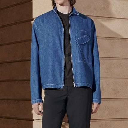 HERMES マディソンカラーボクシージャケットシャツ