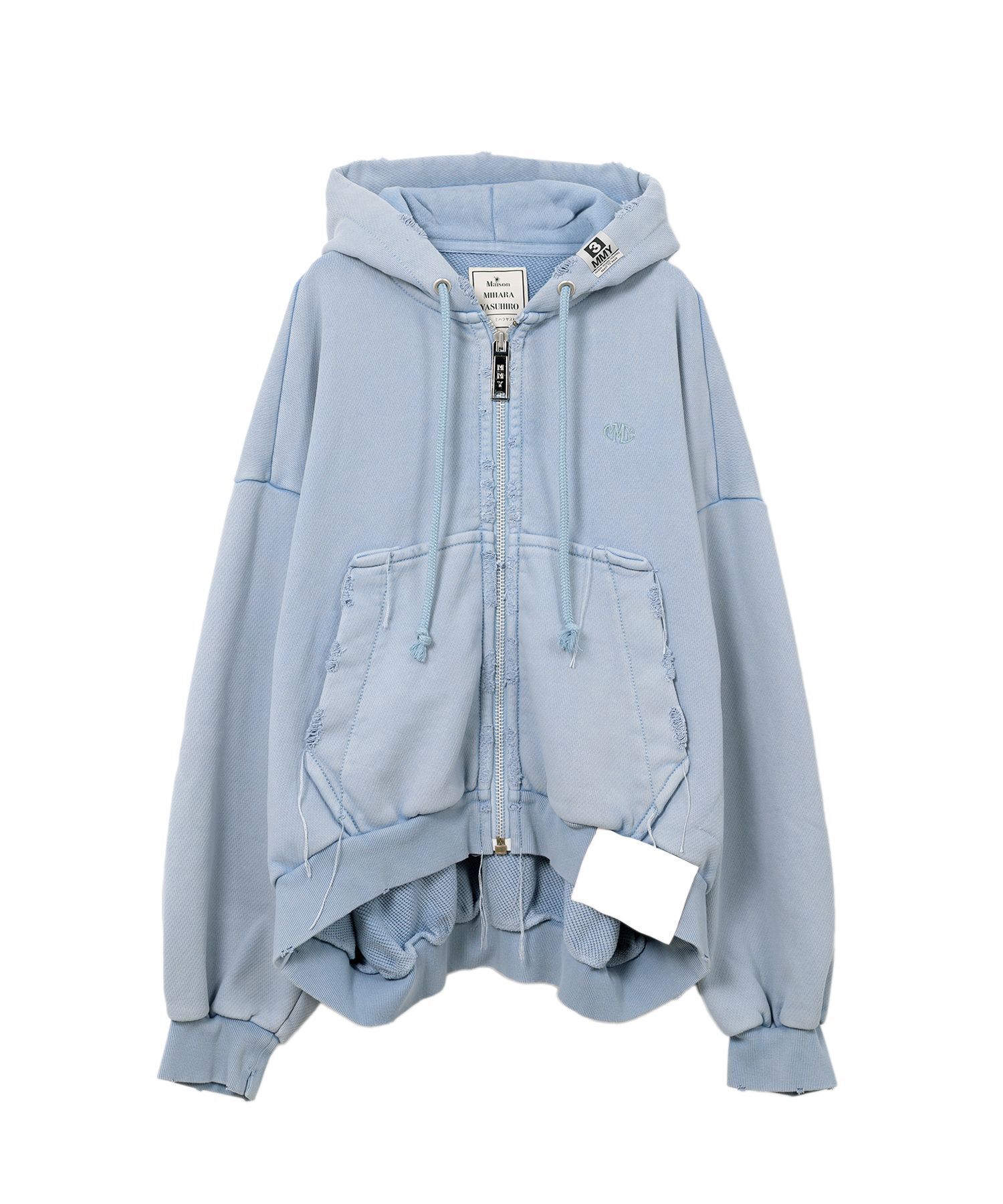Maison MIHARA YASUHIRO Amateur Sewn Like Zip-up Hoodie