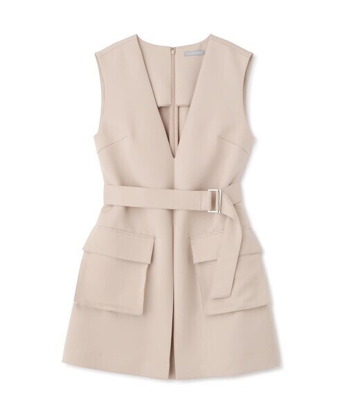 JILLSTUART サテンミニジャンパースカート