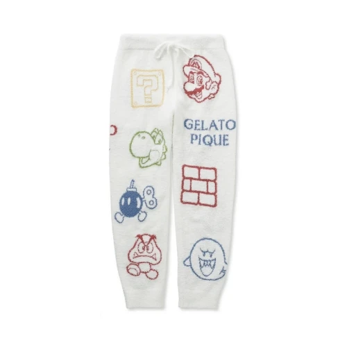 Gelato pique 【スーパーマリオ】【レディース】ベビモコアソートジャガードロングパンツ