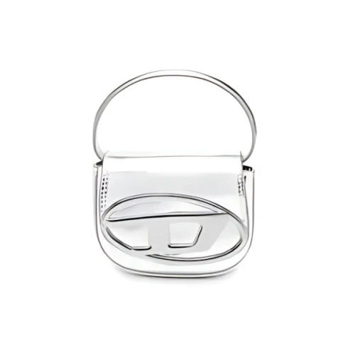 DIESEL カウレザーショルダーバッグXS