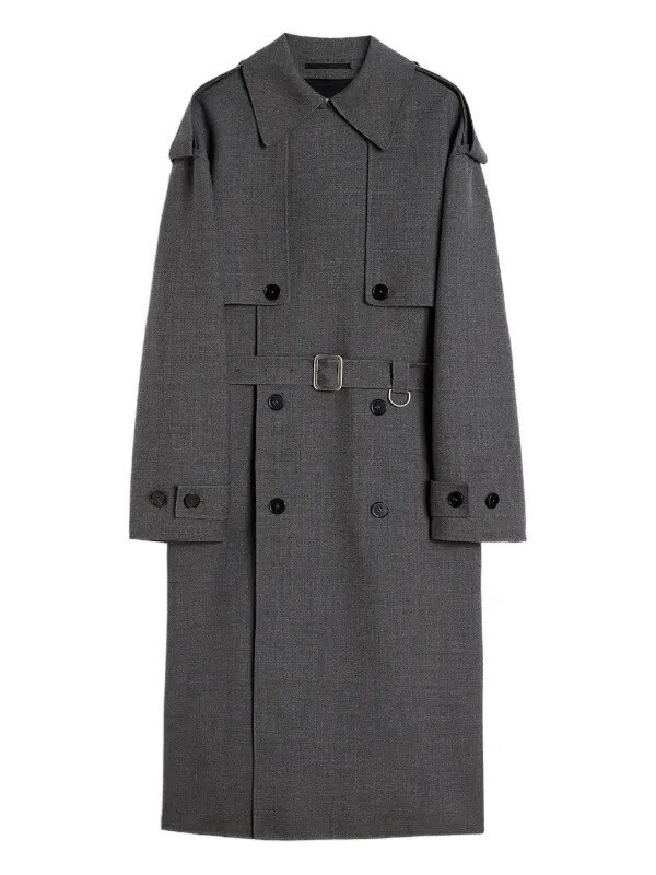Jil Sander double-breasted belted coat