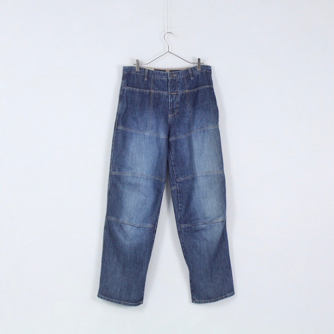 MARITHE FRANCOIS GIRBAUD スウィッチデザイン ワイドデニムパンツ