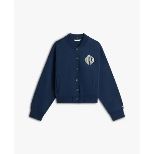 Tommy Hilfiger バーシティフリースボンバージャケット