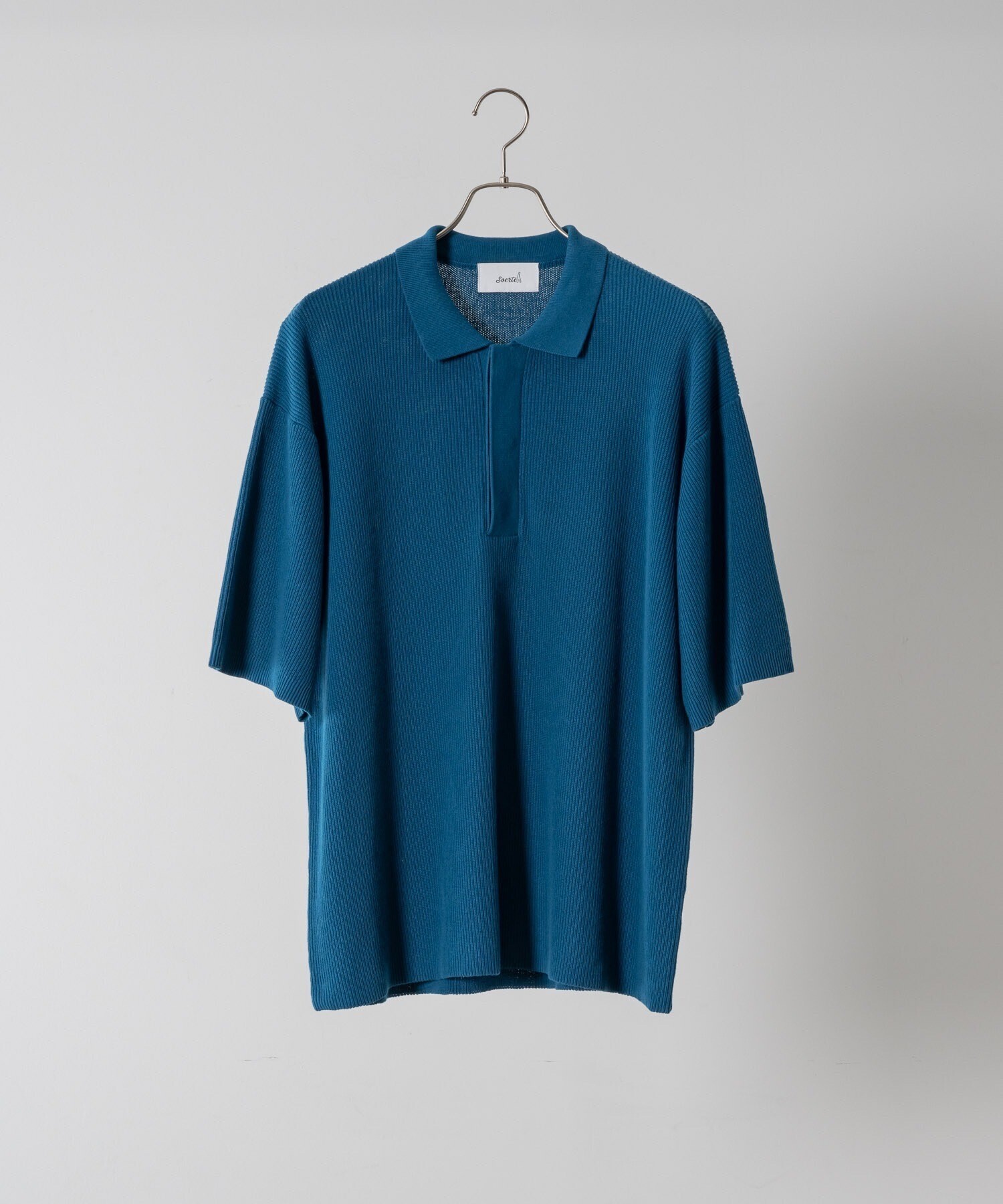 soerte Loose knit polo shirt /ルーズニットポロシャツ