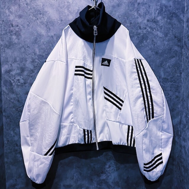 doppio vintage patch work design Highneck track jacket