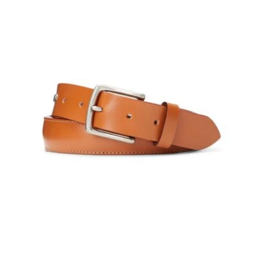 POLO RALPH LAUREN ブラスバックル ブライドル レザー ベルト