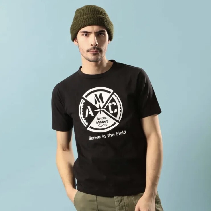 AVIREX AMC クルーネック Tシャツ