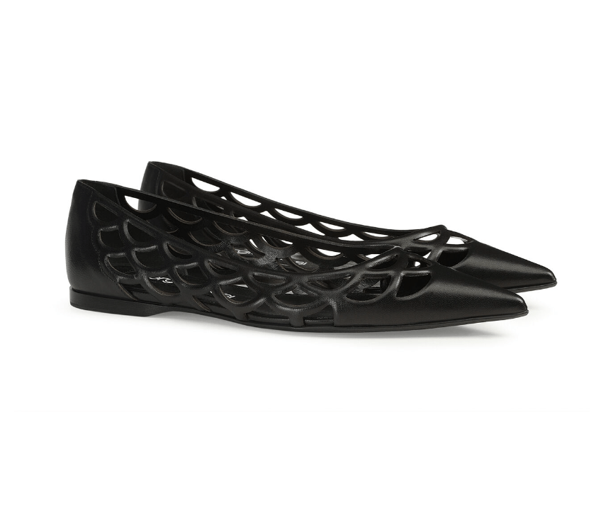 Sergio Rossi SR MERMAID - BALLERINAS BLACK